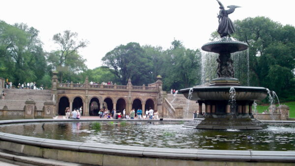 At the center of the terrace lies the Bethesda Fountain, a masterpiece crowned with a statue of the Angel of the Waters - maverickvoyage